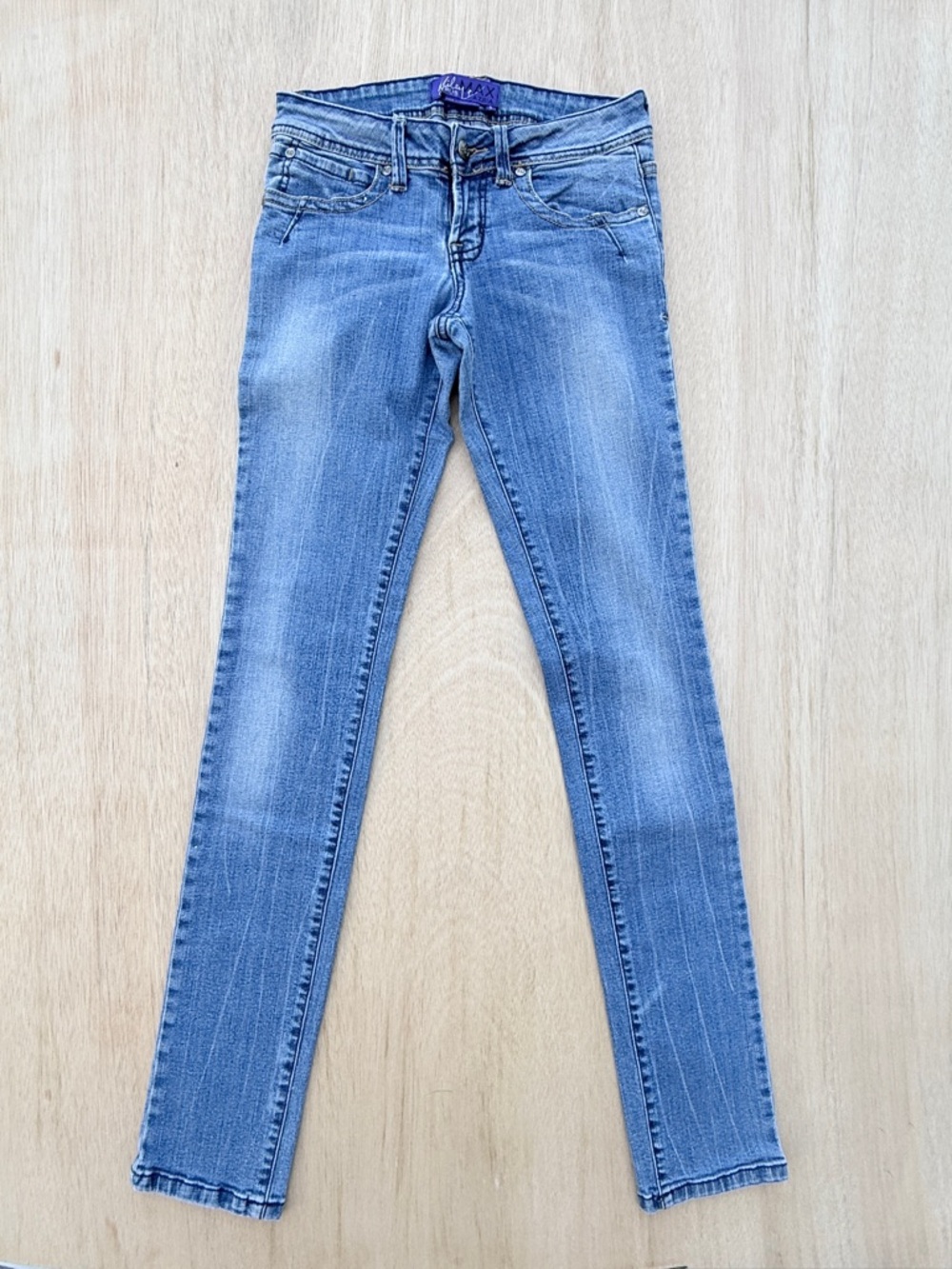 Miley Cyrus Max Azria Low Rise Skinny Jeans 5 Juniors Y2K Indie Sleaze